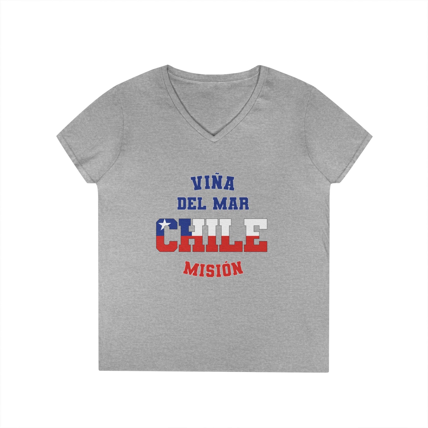 Chile Vina del Mar Spanish - Ladies' V-Neck T-Shirt