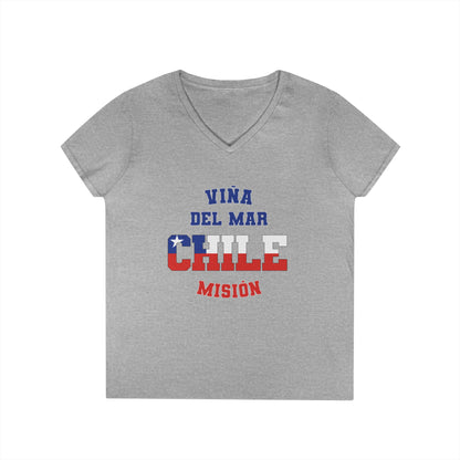 Chile Vina del Mar Spanish - Ladies' V-Neck T-Shirt
