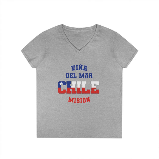 Chile Vina del Mar Spanish - Ladies' V-Neck T-Shirt