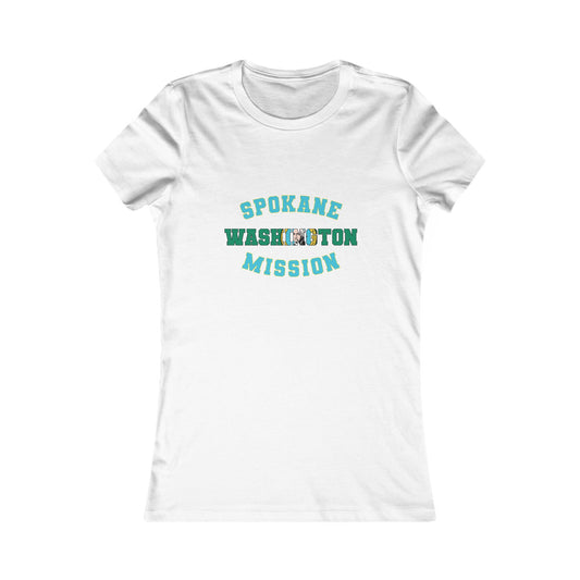 Washington Spokane English - Ladies' New Favorite Tee