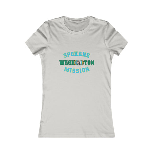 Washington Spokane English - Ladies' New Favorite Tee