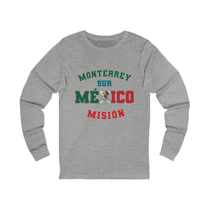 Mexico Monterrey South Spanish - Unisex Long Sleeve Cotton Jersey