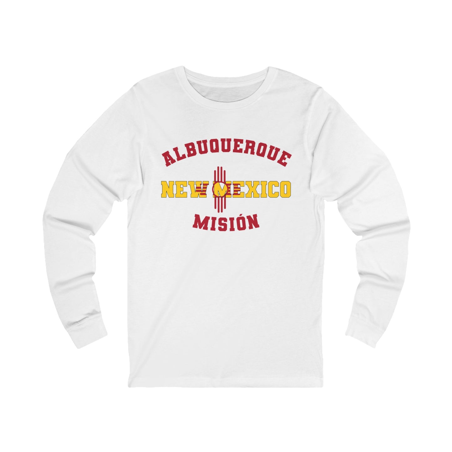 New Mexico Albuquerque Spanish - Unisex Long Sleeve Cotton Jersey