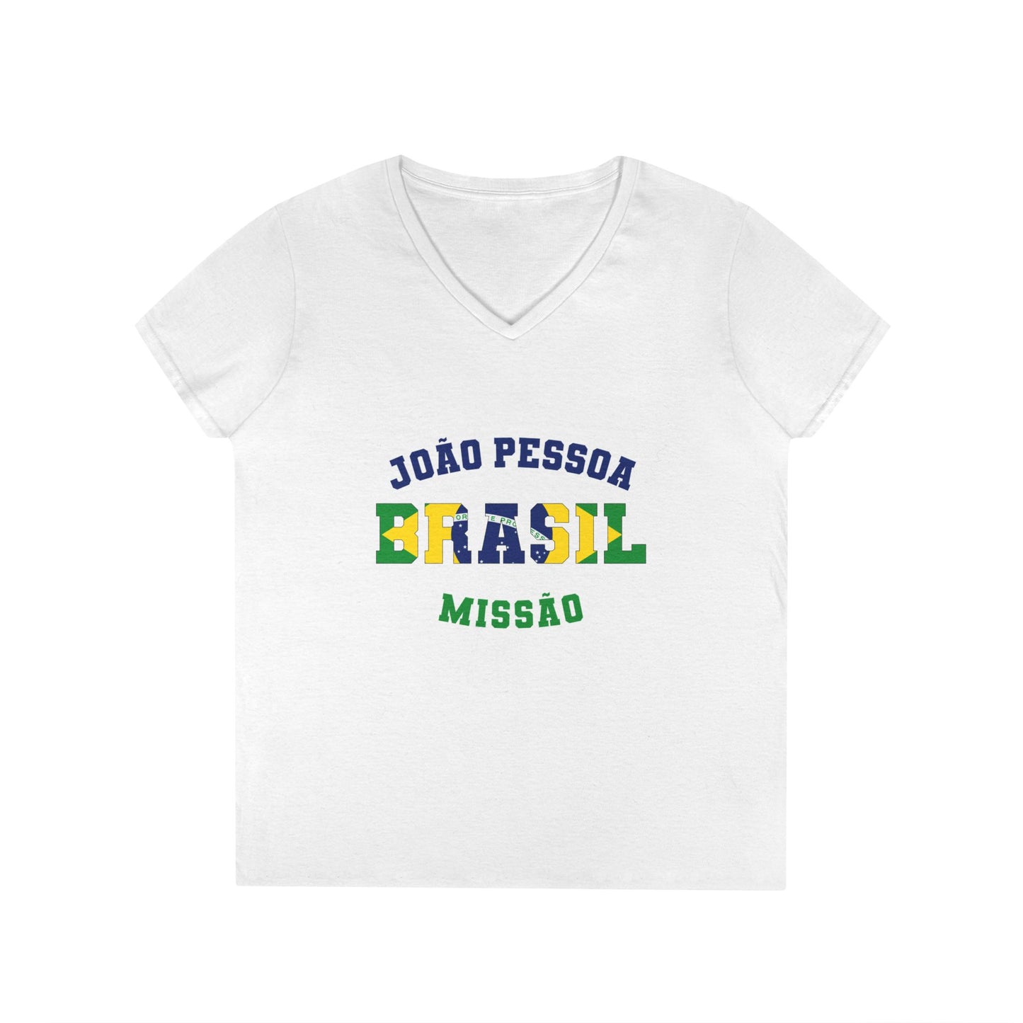 Brazil Joao Pessoa Portuguese - Ladies' V-Neck T-Shirt