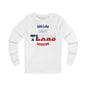 Texas Dallas East English - Unisex Long Sleeve Cotton Jersey