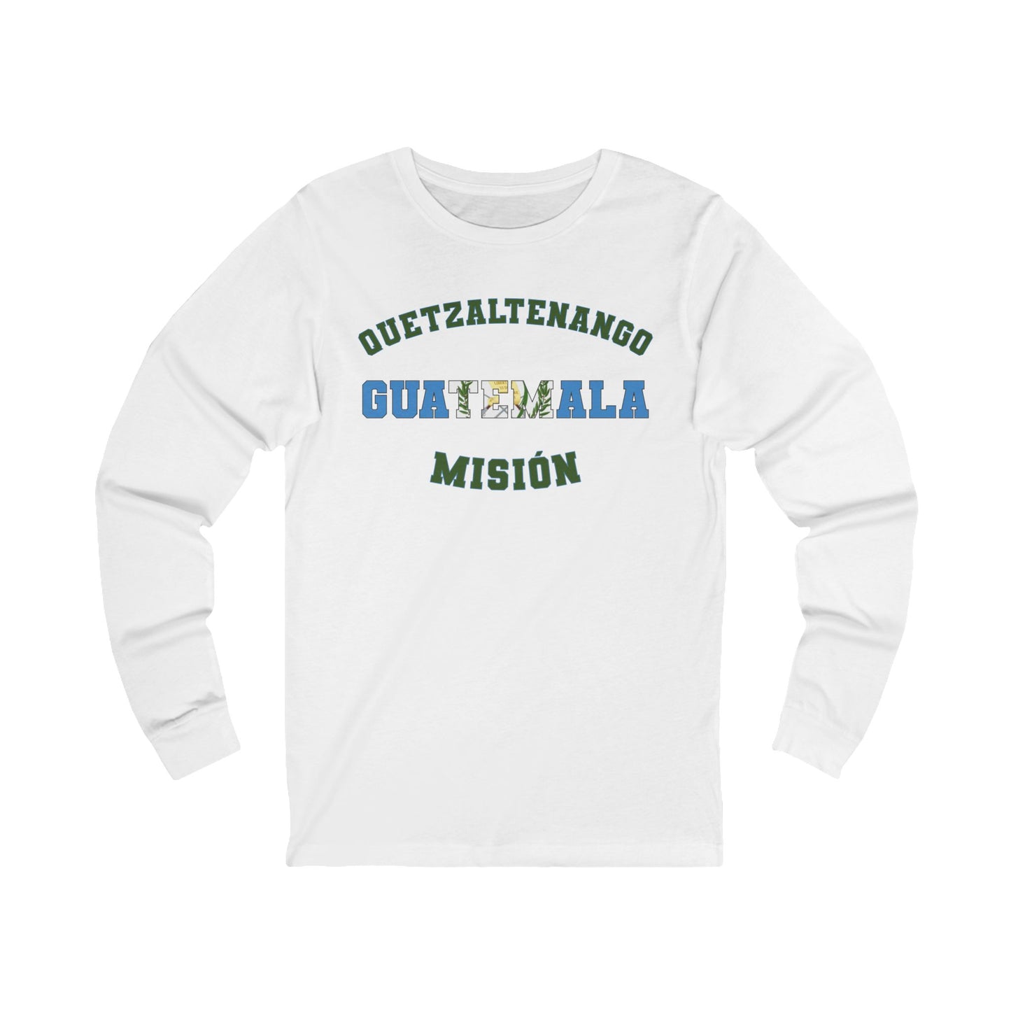 Guatemala Quetzaltenango Spanish - Unisex Long Sleeve Cotton Jersey