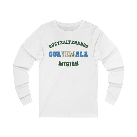 Guatemala Quetzaltenango Spanish - Unisex Long Sleeve Cotton Jersey