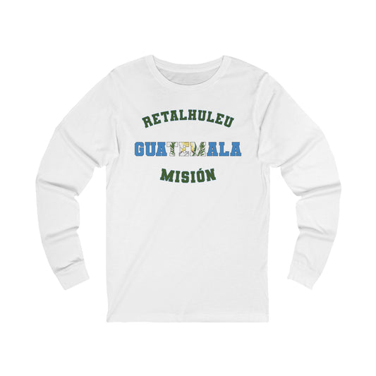 Guatemala Retalhuleu Spanish - Unisex Long Sleeve Cotton Jersey