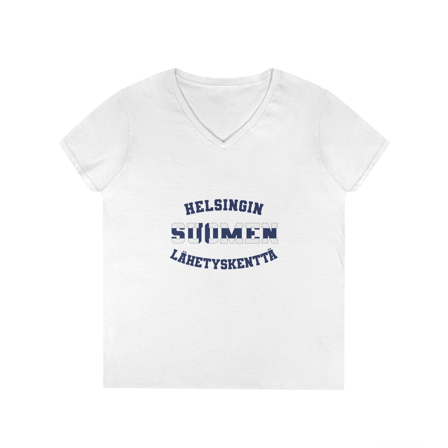 Finland Helsinki Finnish - Ladies' V-Neck T-Shirt