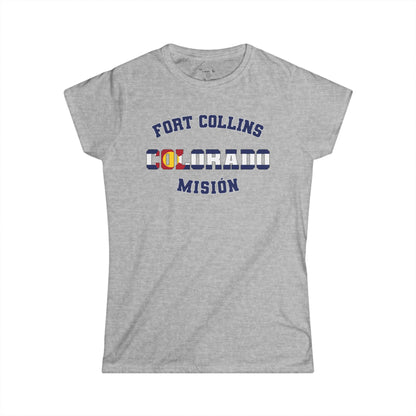 Colorado Fort Collins Spanish - The Classic P-Day Tee for Ladies