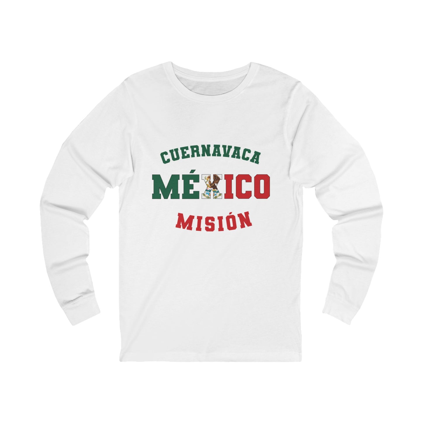 Mexico Cuernavaca Spanish - Unisex Long Sleeve Cotton Jersey