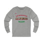 California San Bernadino Spanish - Unisex Long Sleeve Cotton Jersey