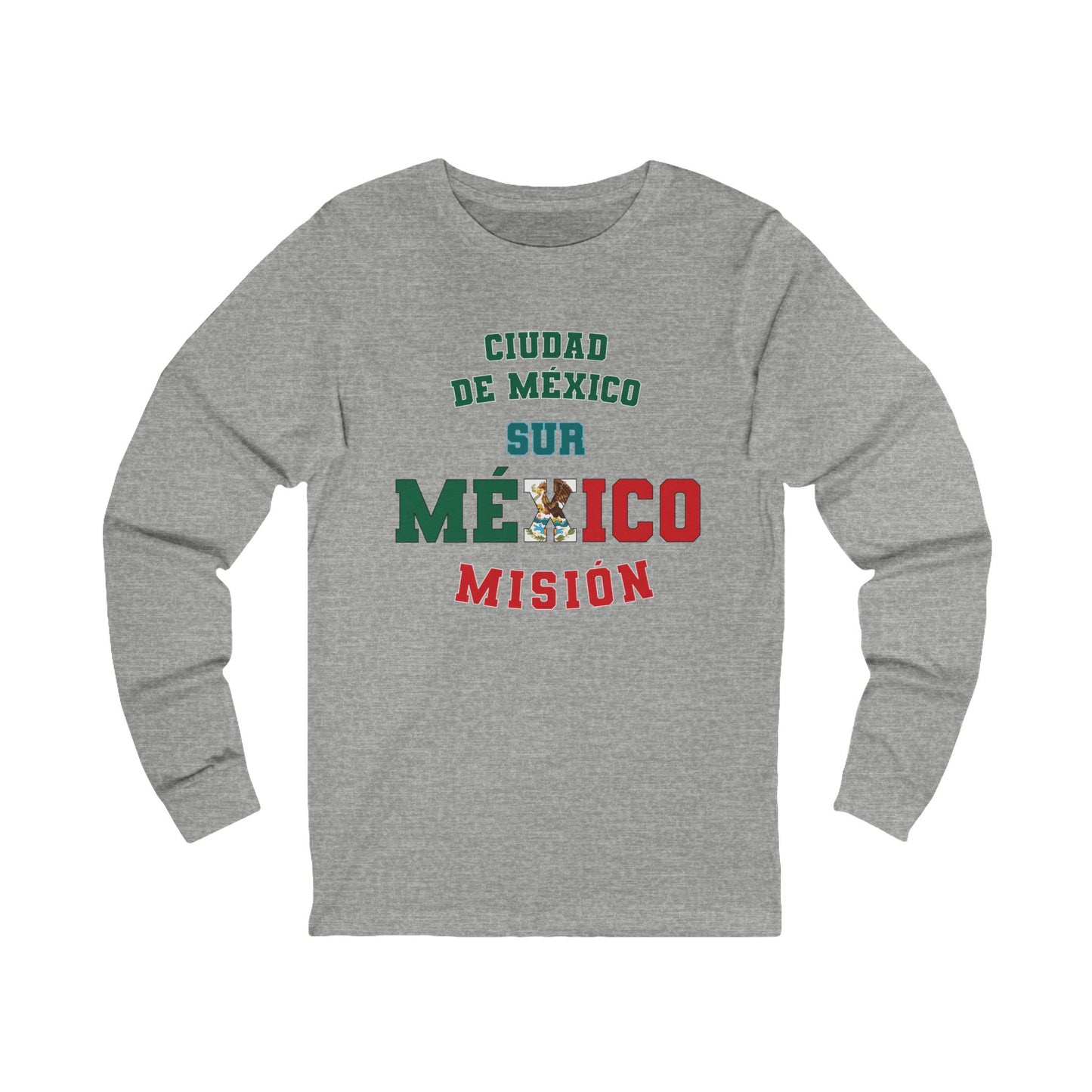 Mexico Mexico City South Spanish - Unisex Long Sleeve Cotton Jersey