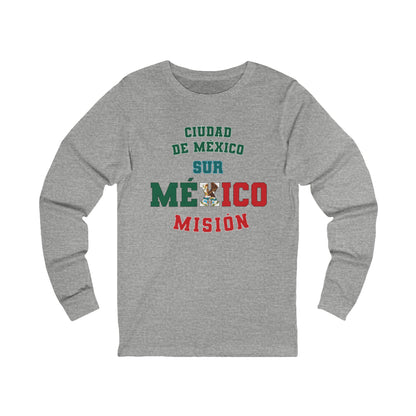 Mexico Mexico City South Spanish - Unisex Long Sleeve Cotton Jersey