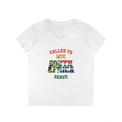 South Africa MTC English - Ladies' V-Neck T-Shirt