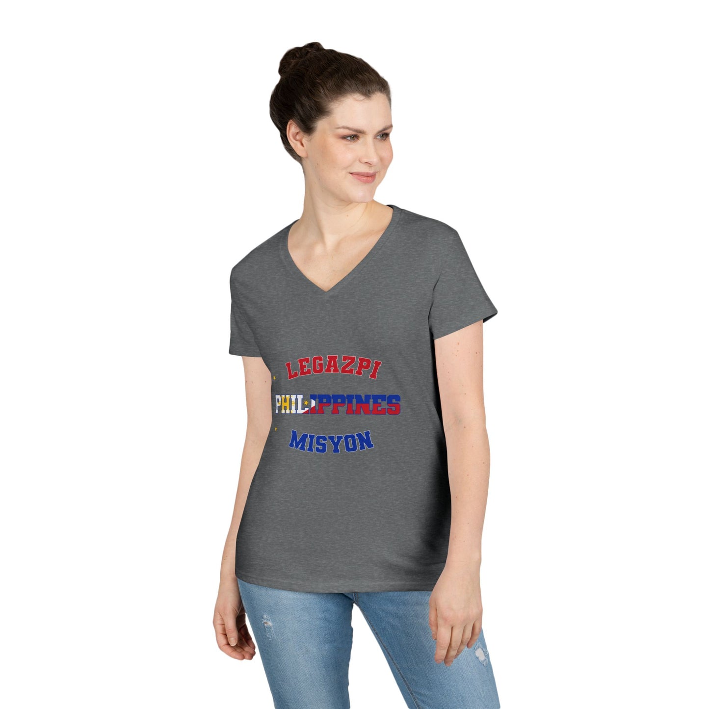 Philippines Legazpi Tagalog - Ladies' V-Neck T-Shirt