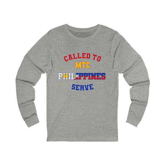 Philippines MTC English - Unisex Long Sleeve Cotton Jersey