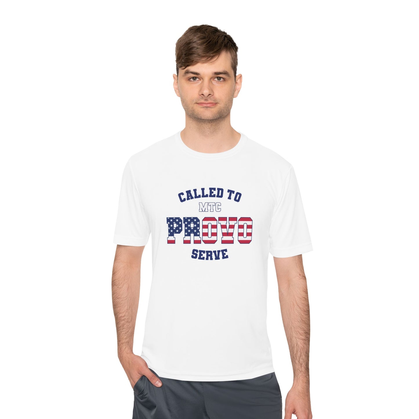 Provo MTC English USA Flag - Unisex Dri-Fit Tee