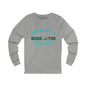 Washington Kennewick English - Unisex Long Sleeve Cotton Jersey