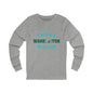 Washington Tacoma English - Unisex Long Sleeve Cotton Jersey