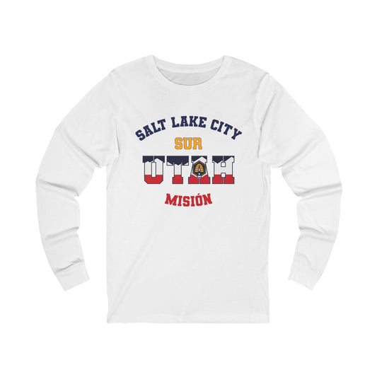 Utah Salt Lake City South Spanish - Unisex Long Sleeve Cotton Jersey
