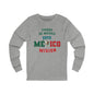 Mexico Mexico City East Spanish - Unisex Long Sleeve Cotton Jersey