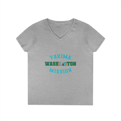 Washington Yakima English - Ladies' V-Neck T-Shirt