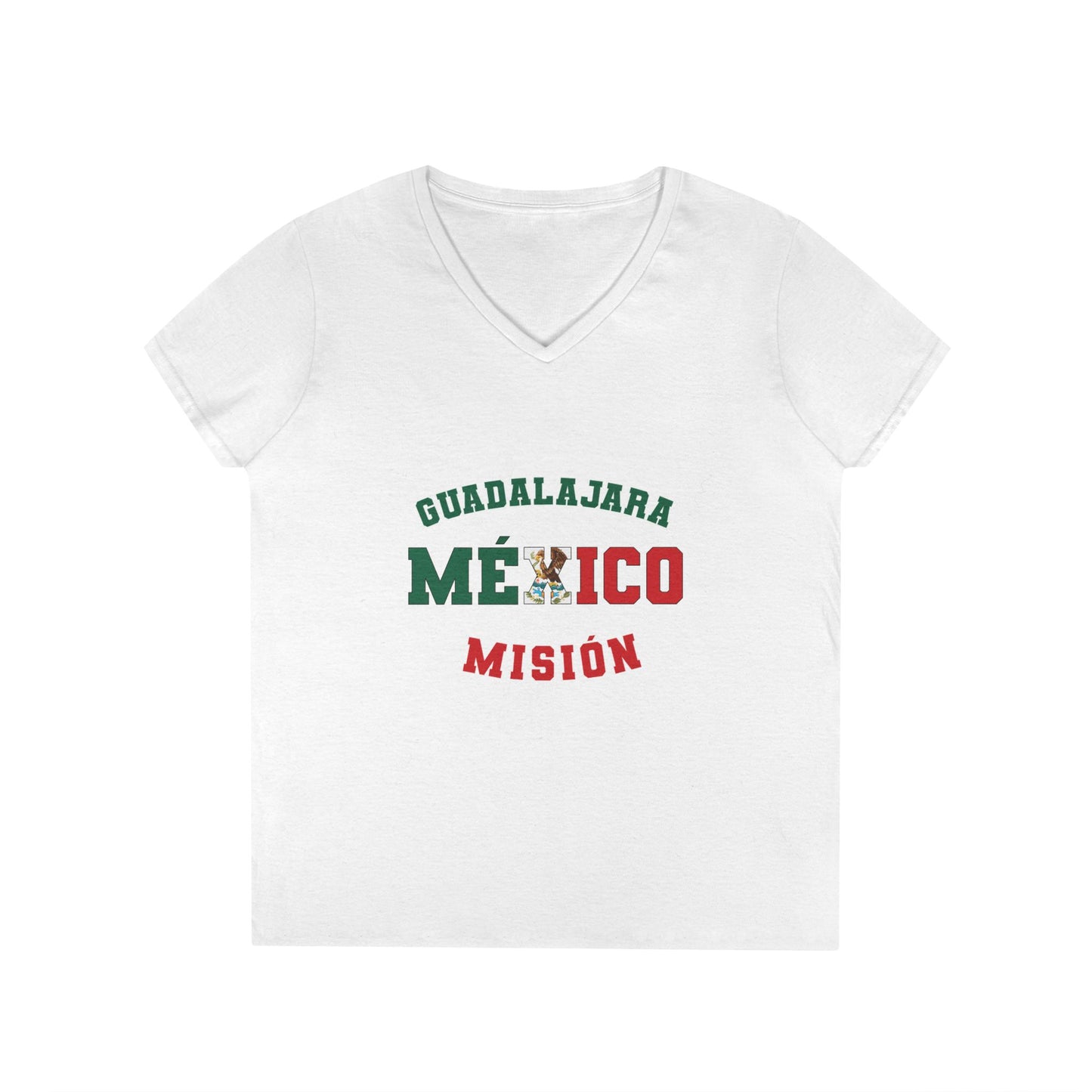 Mexico Guadalajara Spanish - Ladies' V-Neck T-Shirt