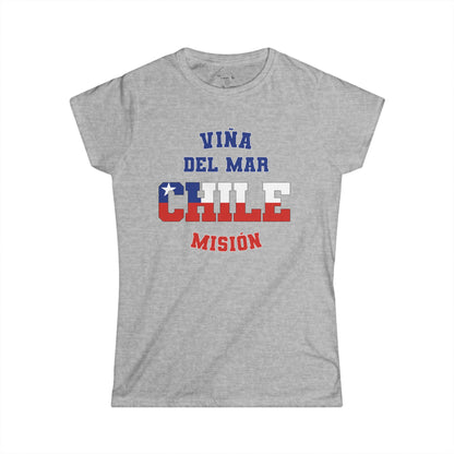 Chile Vina del Mar Spanish - The Classic P-Day Tee for Ladies
