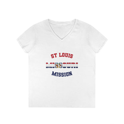 Missouri St Louis English - Ladies' V-Neck T-Shirt