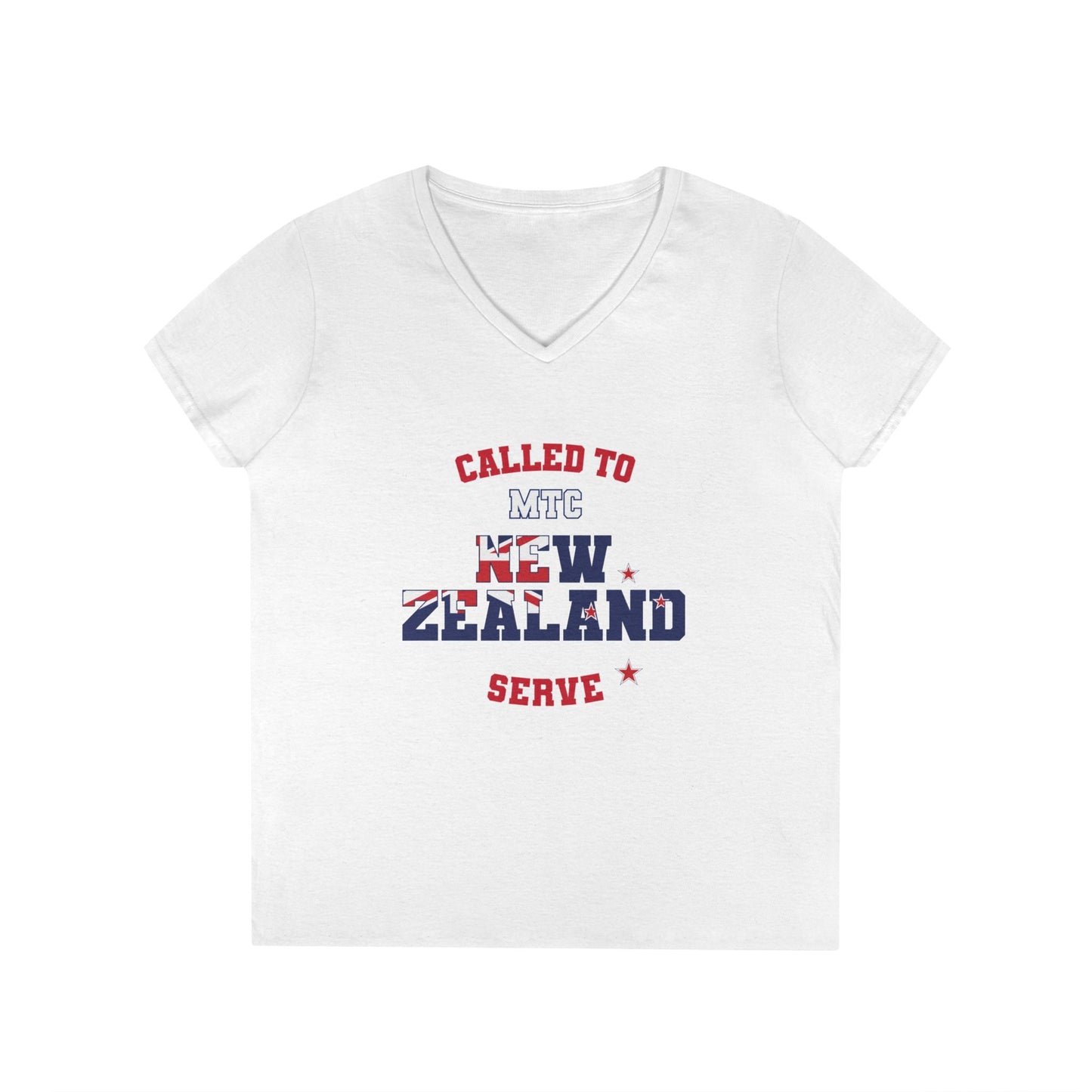 New Zealand MTC English - Ladies' V-Neck T-Shirt