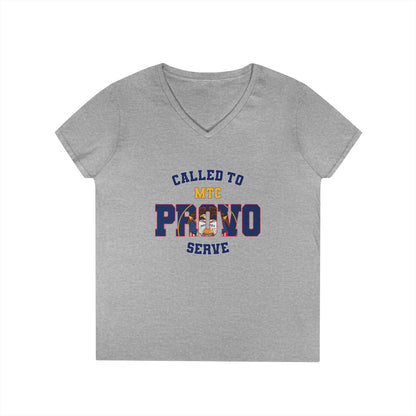 Provo MTC English Old Utah Flag - Ladies' V-Neck T-Shirt