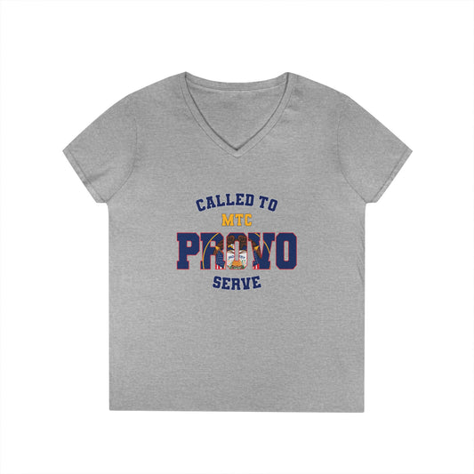 Provo MTC English Old Utah Flag - Ladies' V-Neck T-Shirt