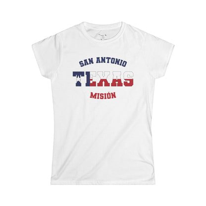 Texas San Antonio Spanish - The Classic P-Day Tee for Ladies