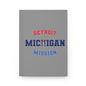 Michigan Detroit English - Hardcover Journal