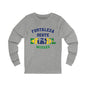 Brazil Fortaleza West Portuguese - Unisex Long Sleeve Cotton Jersey