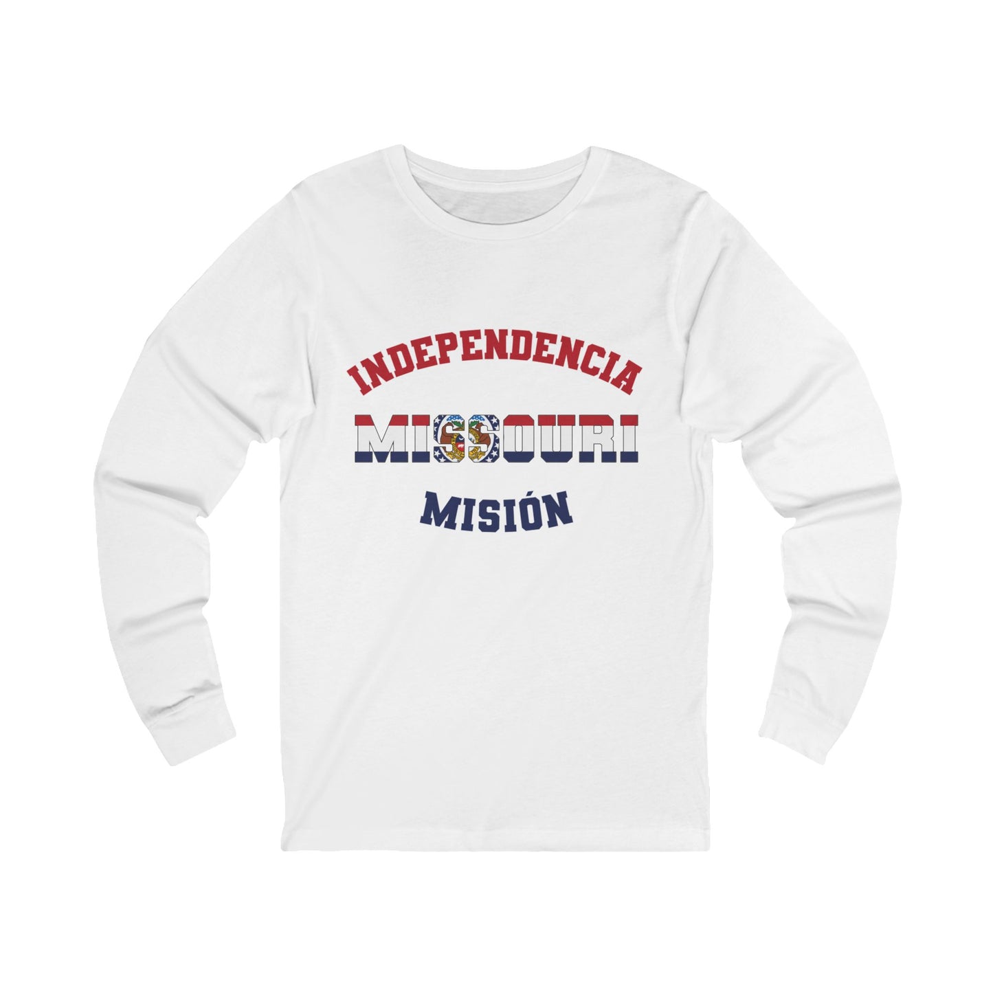 Missouri Independence Spanish - Unisex Long Sleeve Cotton Jersey