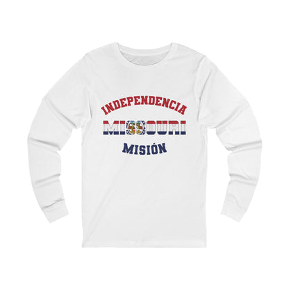 Missouri Independence Spanish - Unisex Long Sleeve Cotton Jersey
