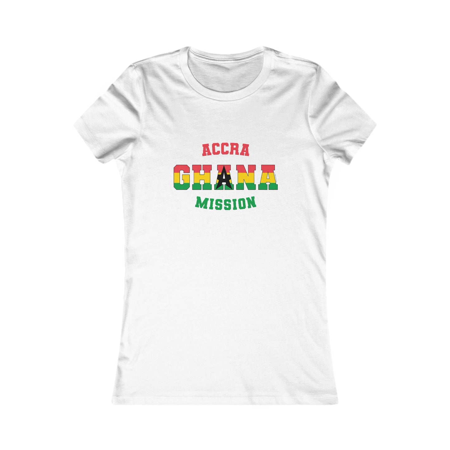 Ghana Accra English - Ladies' New Favorite Tee