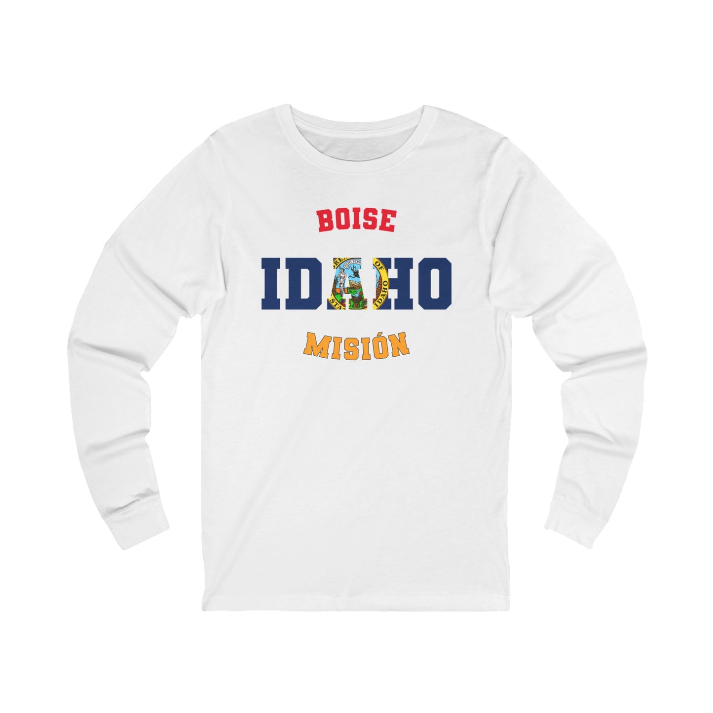 Idaho Boise Spanish - Unisex Long Sleeve Cotton Jersey
