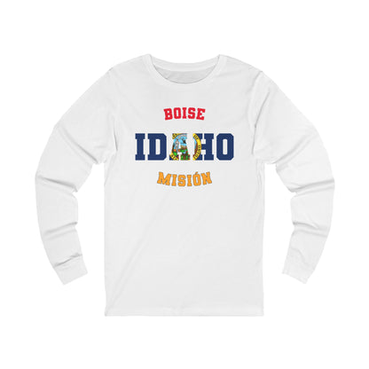 Idaho Boise Spanish - Unisex Long Sleeve Cotton Jersey