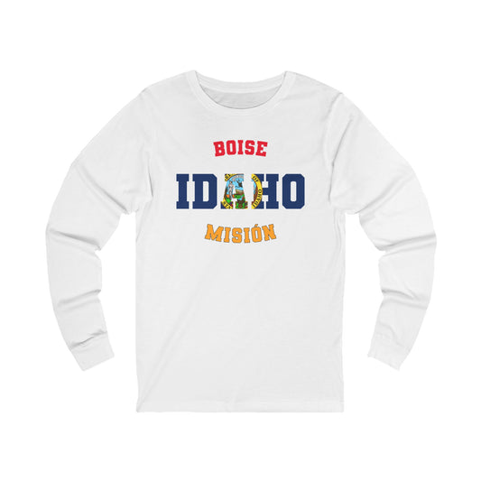 Idaho Boise Spanish - Unisex Long Sleeve Cotton Jersey