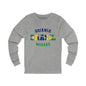 Brazil Goiania Portuguese - Unisex Long Sleeve Cotton Jersey