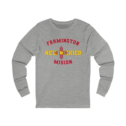 New Mexico Farmington Spanish - Unisex Long Sleeve Cotton Jersey