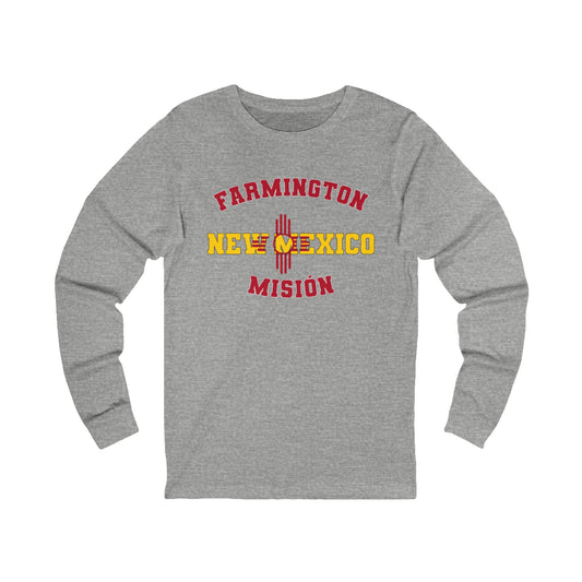 New Mexico Farmington Spanish - Unisex Long Sleeve Cotton Jersey