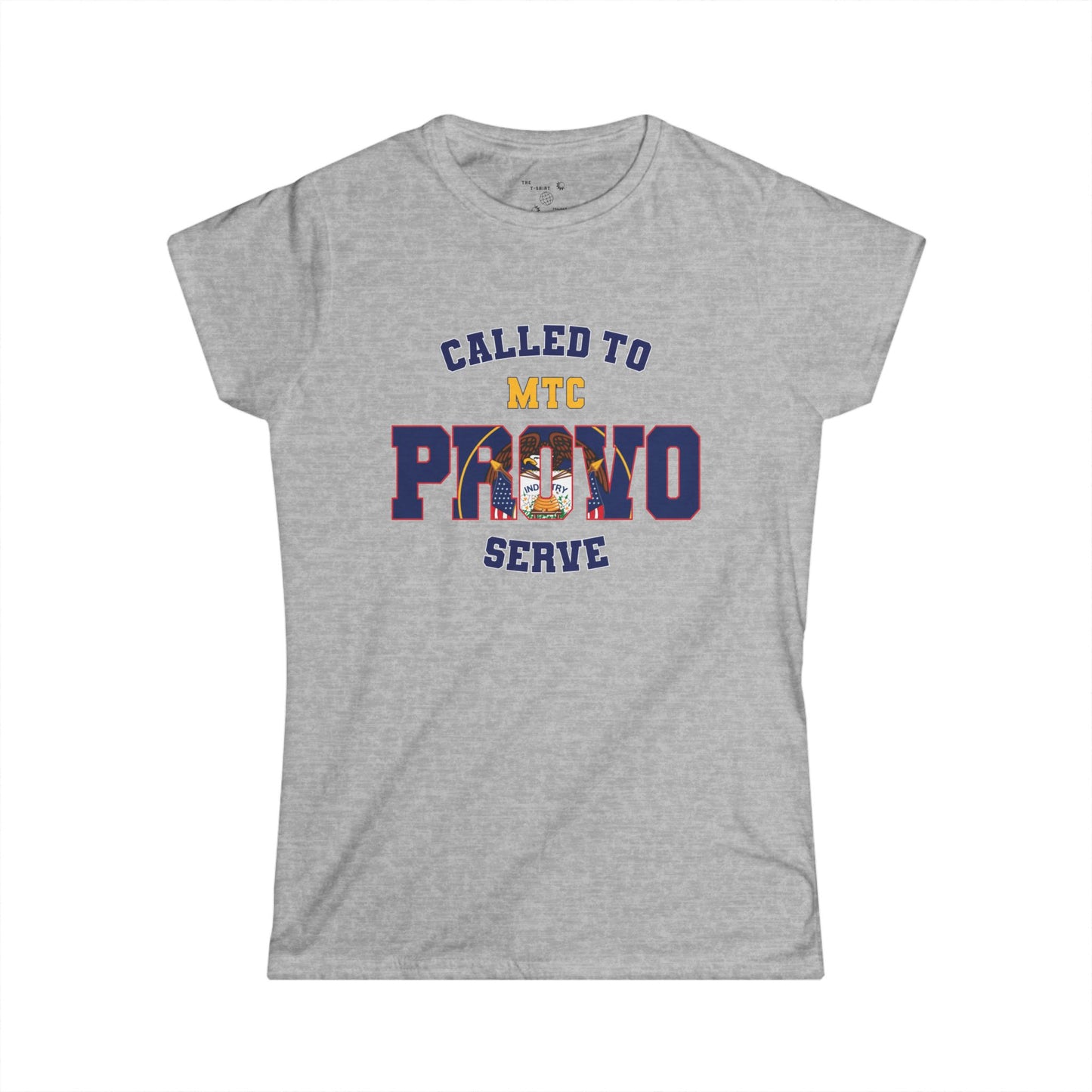 Provo MTC English Old Utah Flag - The Classic P-Day Tee for Ladies