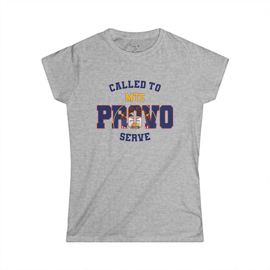 Provo MTC English Old Utah Flag - The Classic P-Day Tee for Ladies