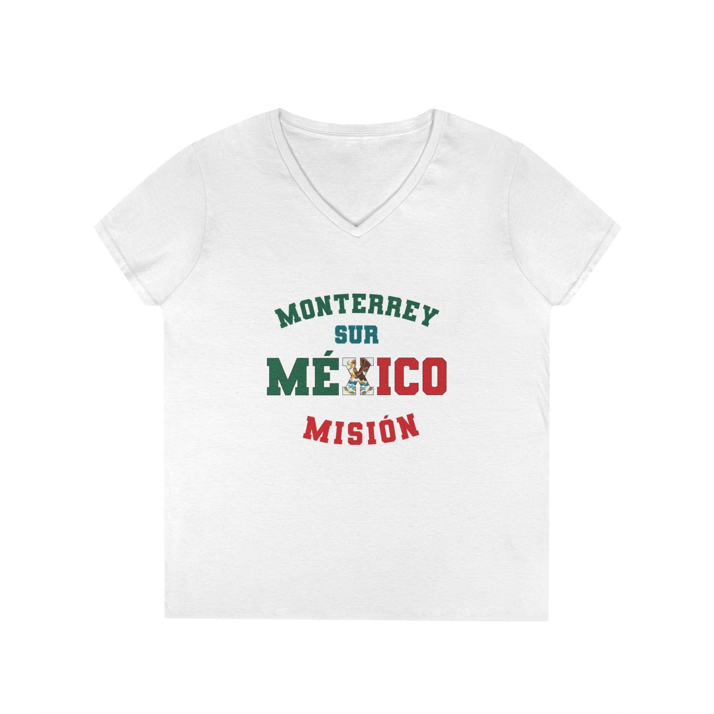 Mexico Monterrey South Spanish - Ladies' V-Neck T-Shirt