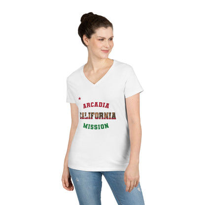 California Arcadia English - Ladies' V-Neck T-Shirt
