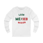 Mexico Leon Spanish - Unisex Long Sleeve Cotton Jersey